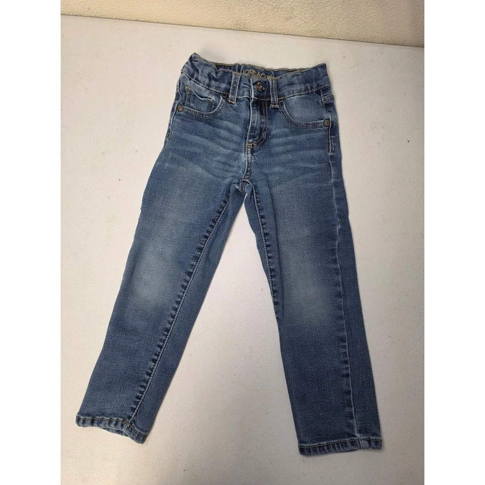 Lot of 4 Kids Jeans Size 4T Old Navy Cat & Jack Jordache Blue Denim Pants